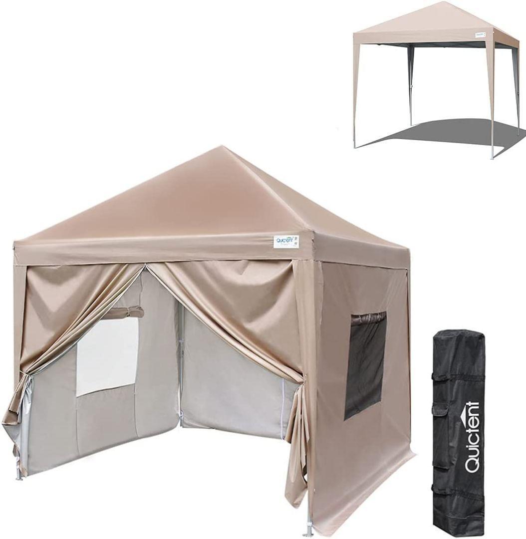 ワンタッチ タープテント ワンタッチテント 2m 耐水サイドシート 大型テント テント アウトドア キャンプ イベント_画像7