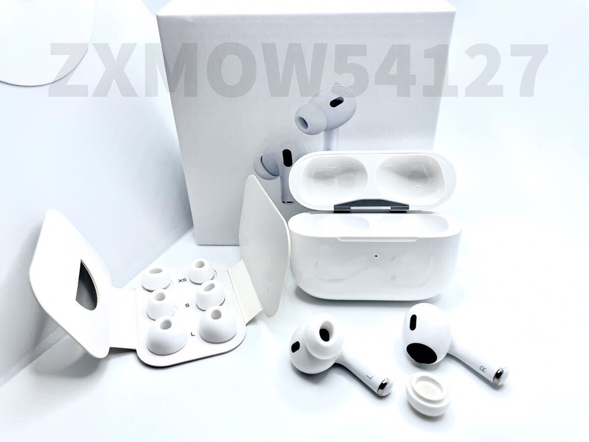 送料無料 AirPods Pro第2世代型 互換品 高音質 イヤホン TWS 充電ケース付 Pro ワイヤレスイヤホン Android iPhone X SE 11 12 13 14 15_画像4