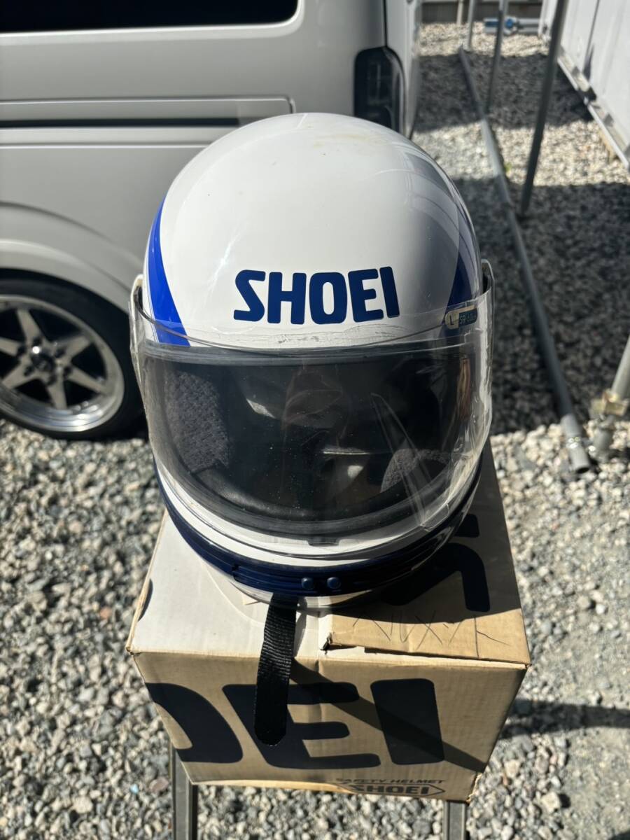 SHOEI ヘルメット モデルTF-280F VII サイズL カラー白・青の画像4