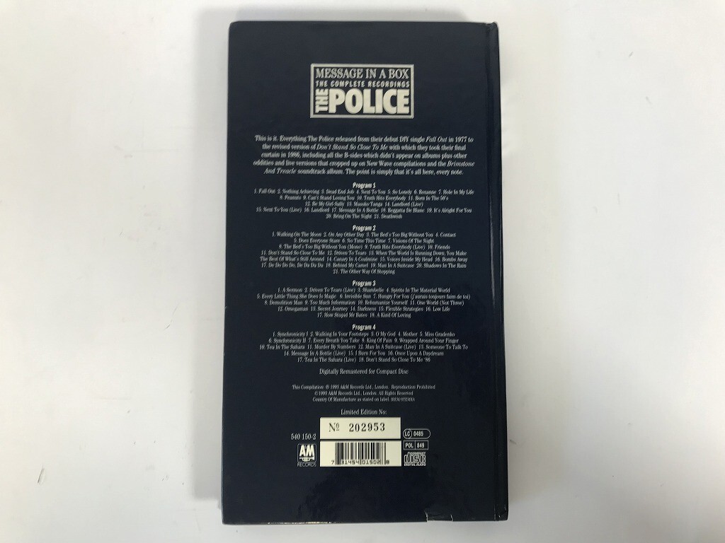 TI787 The Police / Message In A Box The Complete Recordings 【CD】 0503_画像2