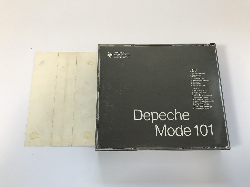 TI839 Depeche Mode デペッシュ・モード / 101 【CD】 0506の画像2