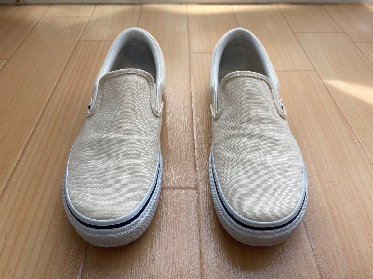 ヴァンズ スニーカー スリッポン VANS SLIP ON V98CLA　NATURAL