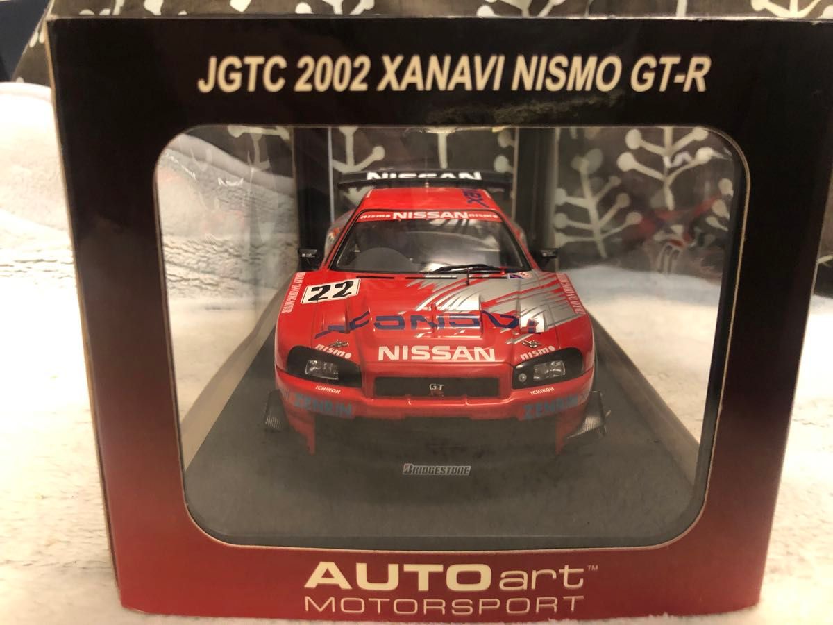 1/18 オートアート JGTC 2002 ザナヴィ ニスモ GT-R R34