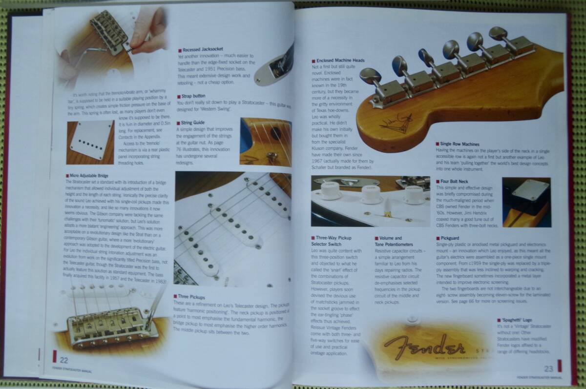 フェンダー・ストラトキャスター・ハンドブック　Fender Stratocaster Handbook ハンク・マーヴィン メンテナンス/リペア 送料185円_画像3