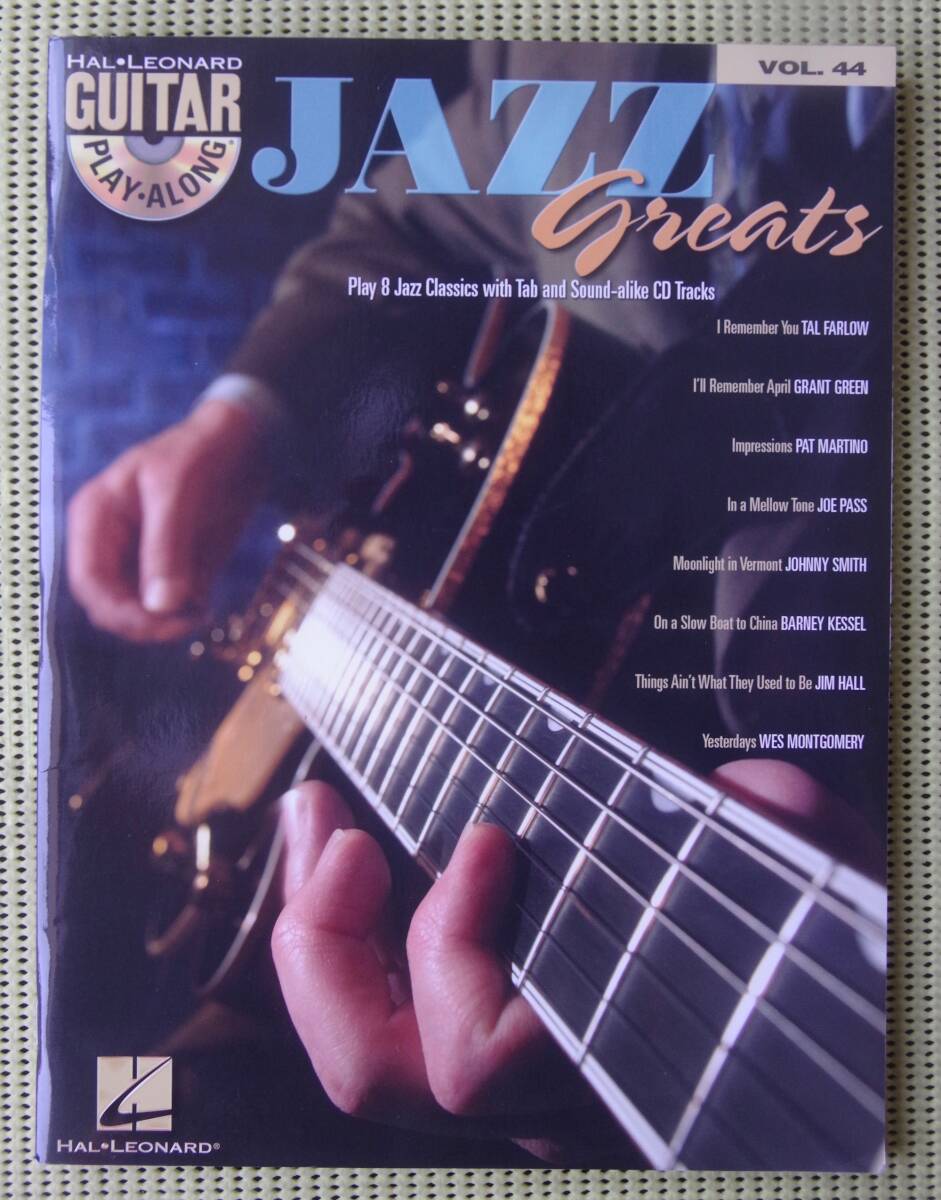 JAZZ GREATS GUITAR PLAY ALONG TAB譜付ギタースコア CD付 ♪良好♪ 送料185円 /グラント・グリーン/タル・ファーロウ/ジョニー・スミス_画像1