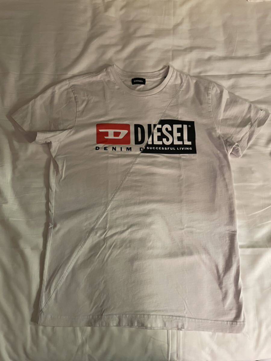 正規品格安ディーゼル/DIESEL 半袖TシャツMサイズ☆白系 パタゴニア GAP amiparis コムデギャルソン エイプ エクストララージ _画像2