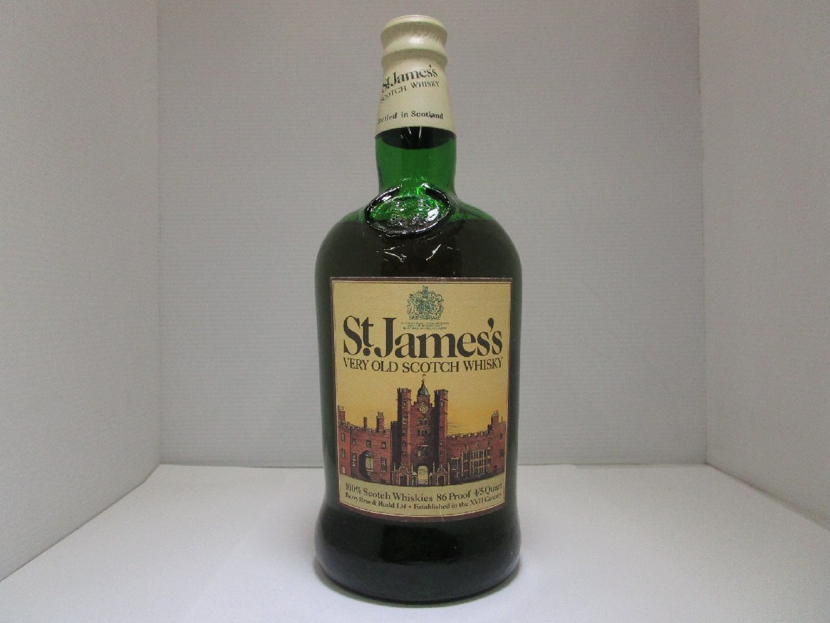 セント ジェームス ベリーオールド 4/5Quart 86 proof St.James's VERY OLD スコッチウイスキー 未開栓 古酒 /B36116の画像1