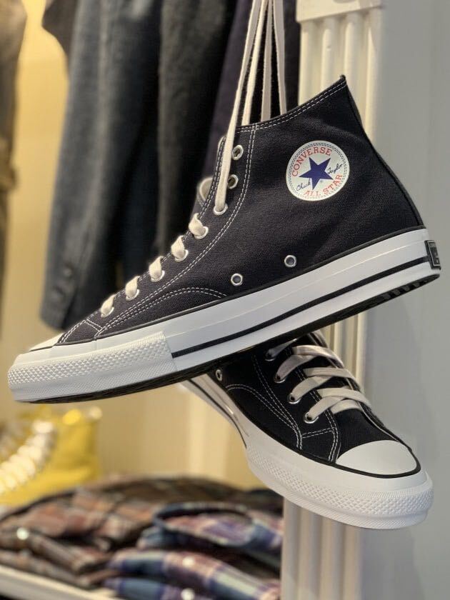 【新品未使用】2019AW CHUCK TAYLOR CANVAS HI SMOKY BLACK 27cm 1CL572 コンバース アディクト チャックテイラー_画像1