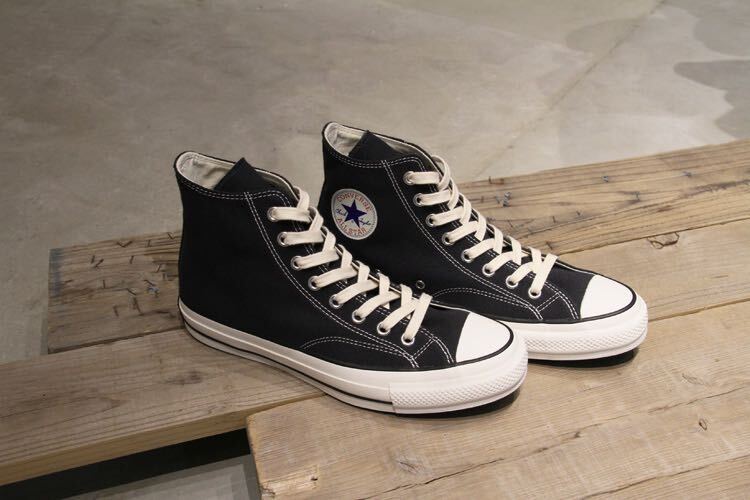 【新品未使用】2019AW CHUCK TAYLOR CANVAS HI SMOKY BLACK 27cm 1CL572 コンバース アディクト チャックテイラー_画像2