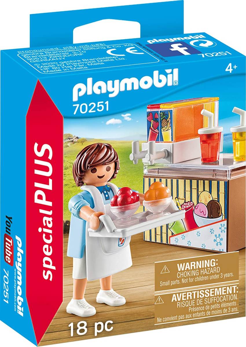 即決！新品 PLAYMOBIL プレイモービル スペシャルプラス 70251 アイスクリーム屋さんの画像1