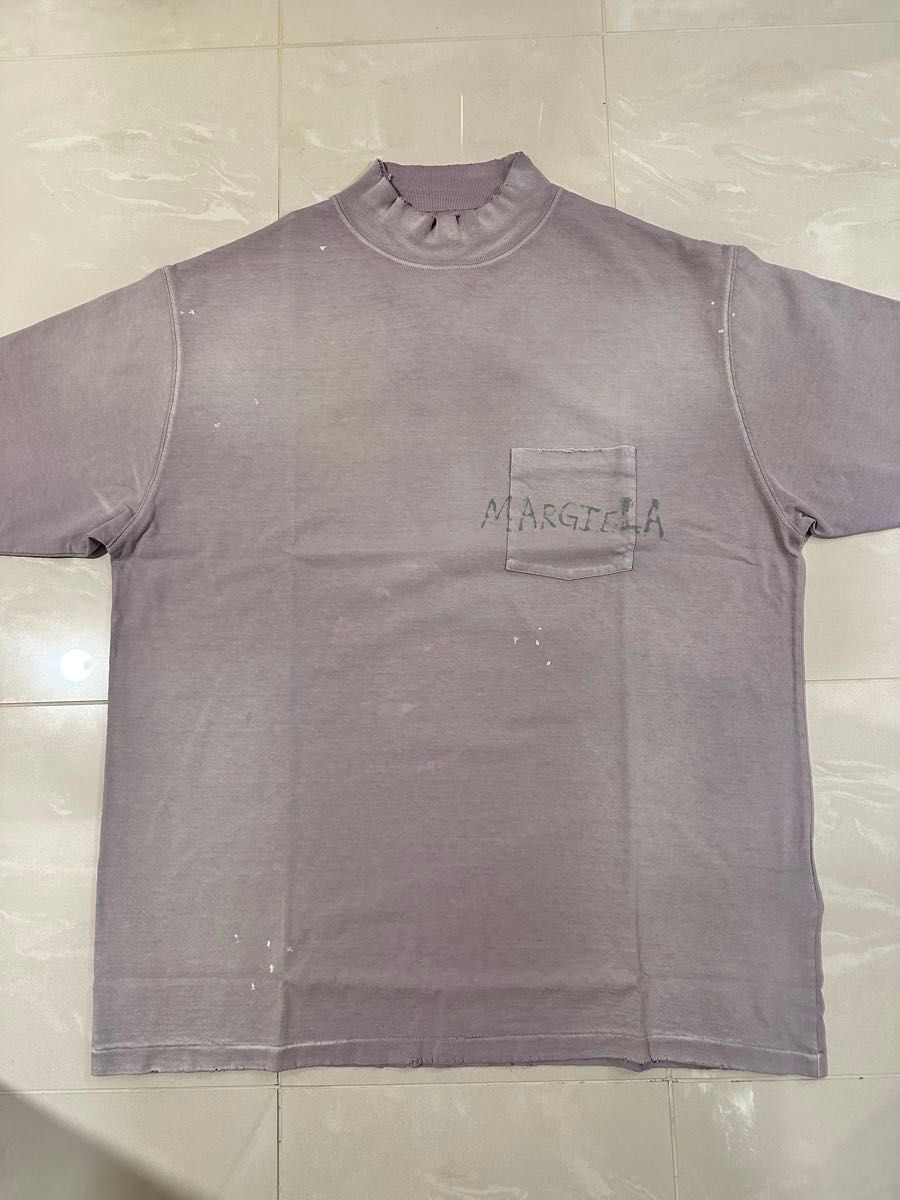 【新品】MAISON MARGIELA マルジェラハイネック ロゴＴシャツ 