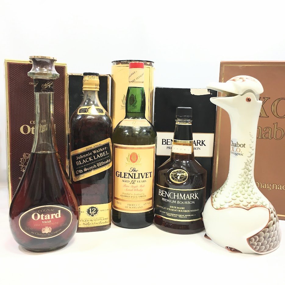 #[ purchase ....] old sake o tar VSOP Johnny War car black label Glenn rivet 12 year car bo- ceramics bottle etc. box attaching total 5 point #