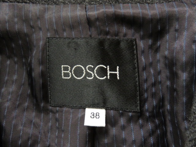 □綺麗な上質美品【BOSCH】ボッシュ高級ウールジャケット【38】9号M