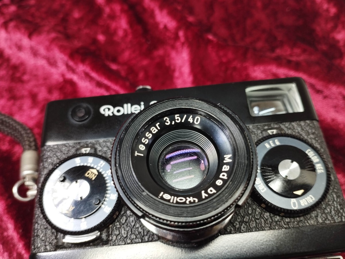 【委託品】 Rollei 35T ローライ Tessar フィルムカメラ シャッターOK 速度変化有り コンパクトフィルムカメラ 1円スタート売り切り_画像4