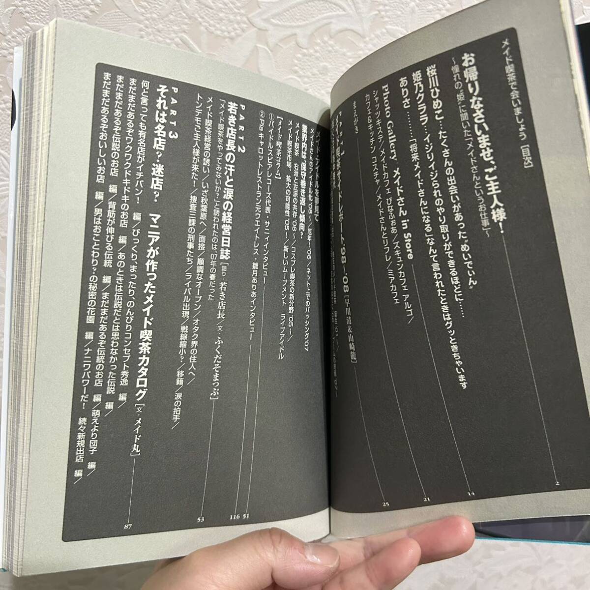 ▼メイド喫茶で会いましょう 姫川ひめこ 姫乃クララ ありさ あの熱中時代を振り返る、ぼくらのメイド喫茶完全読本！ 早川清＋山崎龍＋木全_画像8