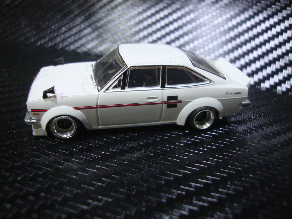 1/64 ダットサン サニー 1200クーペGX-5 NISSAN Sunny Coupe B110 カスタム 8スポークホイール 深リムアルミ製の画像2