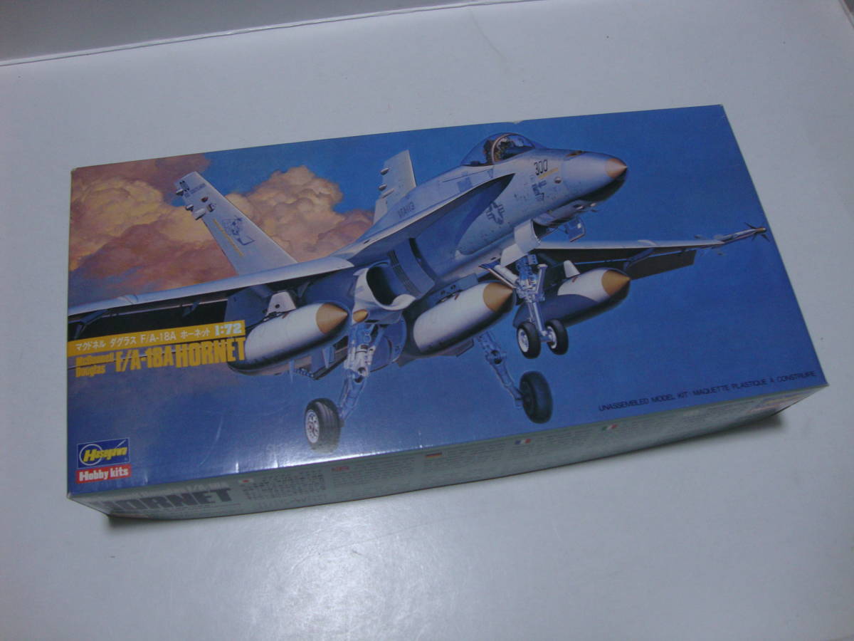 ハセガワ マクドネル ダグラス F/A-18A ホーネット 1/72 プラモデル 未組立_画像1