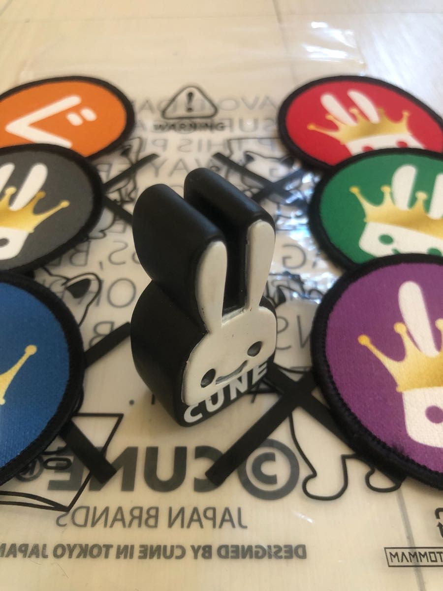 新品未使用 CUNE キューン ワッペン フィギュア セット ウサギ 新品未使用 CUNE キューン ワッペン フィギュア セット ウサギ