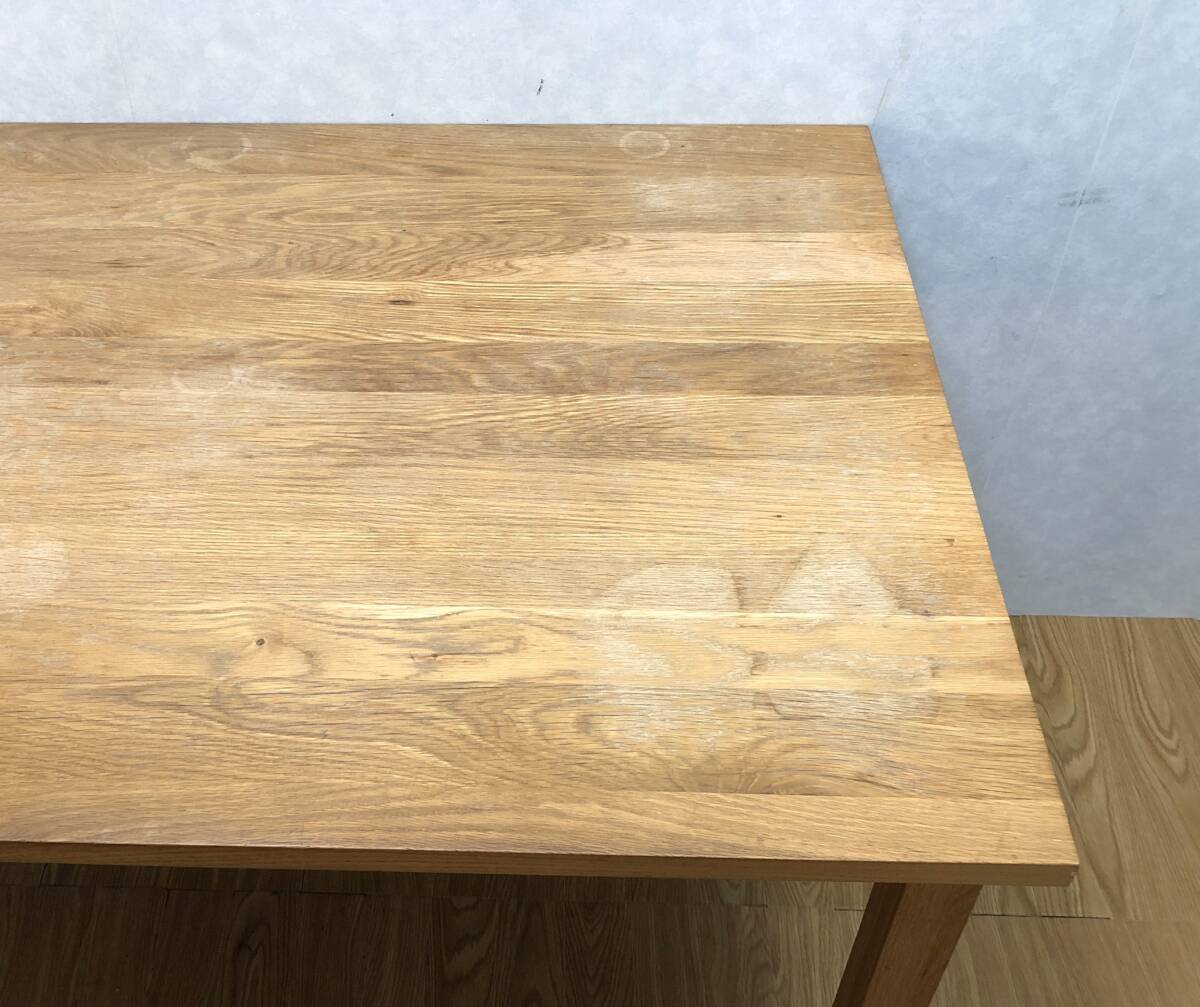 *123 Muji Ryohin dining table natural wood table *1* oak material 