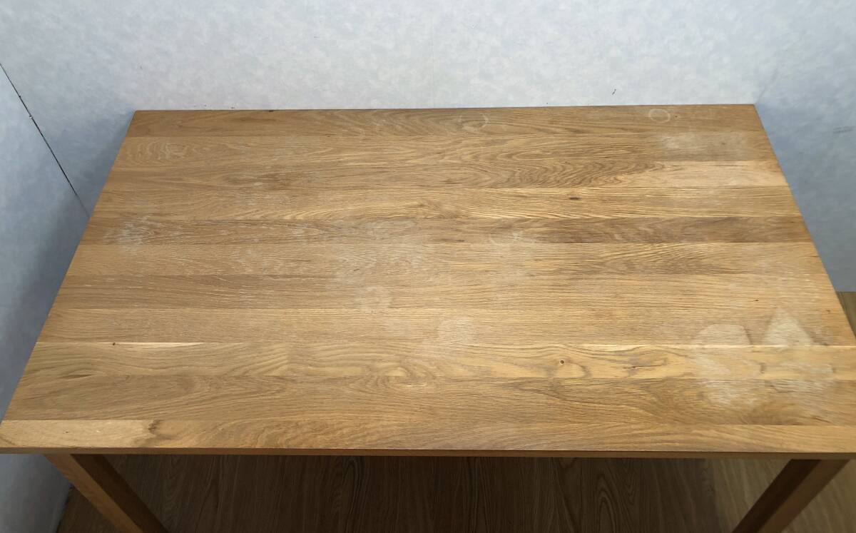 *123 Muji Ryohin dining table natural wood table *1* oak material 