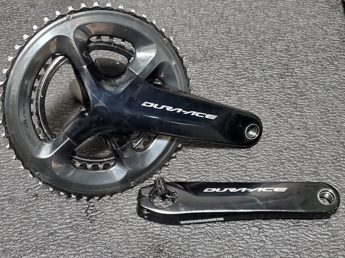 シマノ デュラエース FC-R9100-P パワーメーター 左右計測 2x11s 50-34T 167.5mm SHIMANO DURA-ACE リコール点検済 中古_画像1