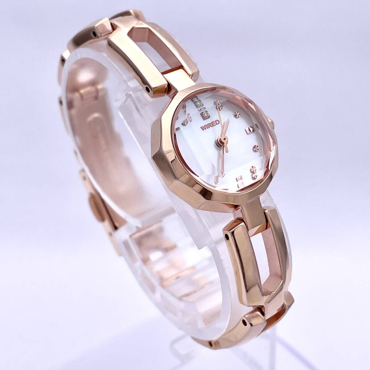 SEIKO Seiko WIRED wired 1N01-0LM0 наручные часы часы кварц quartz не пропускающее стекло ракушка циферблат медь bronze P384