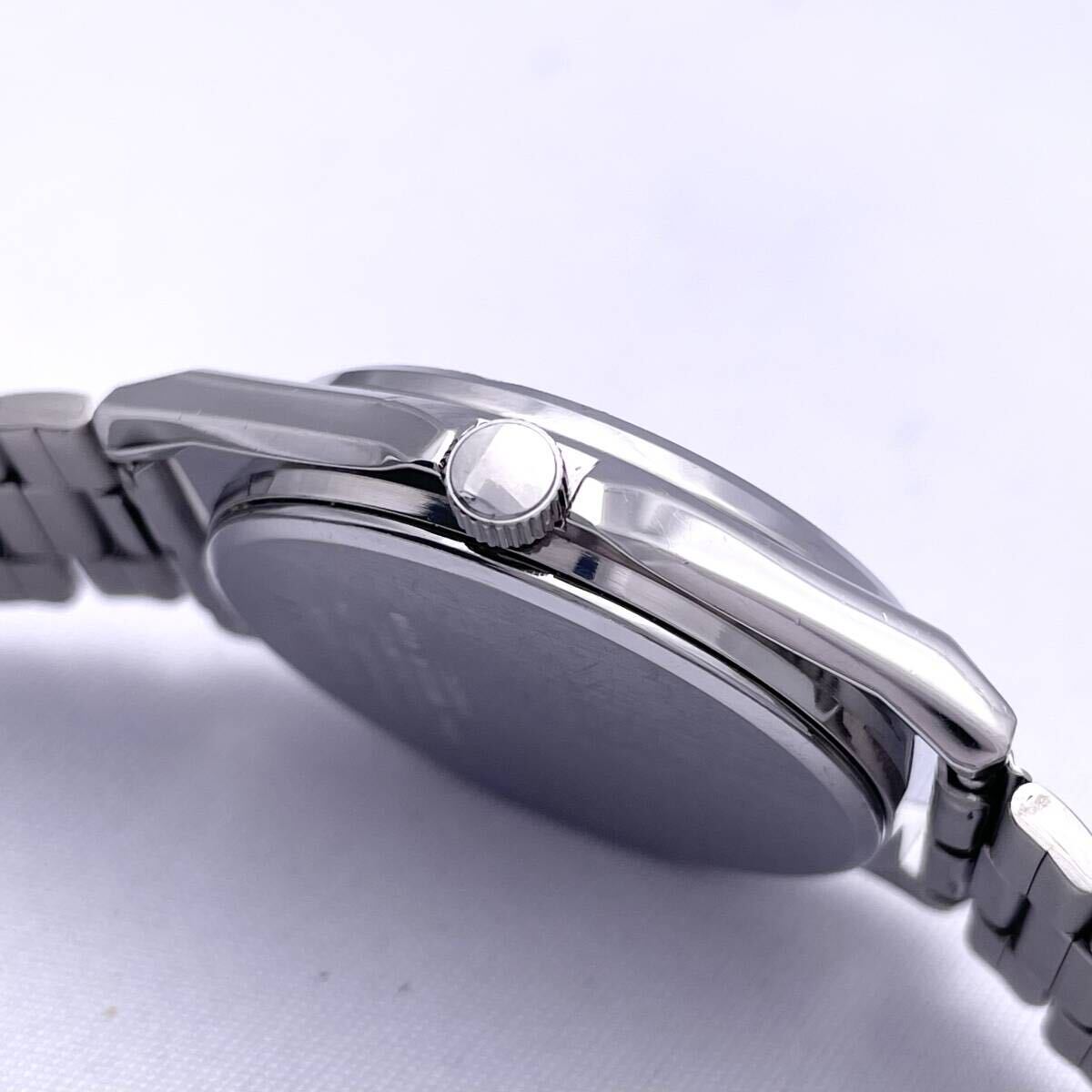 SEIKO セイコー SPRIT スピリット 7N43-7180 腕時計 ウォッチ クォーツ quartz デイデイト 銀 シルバー P476_画像8