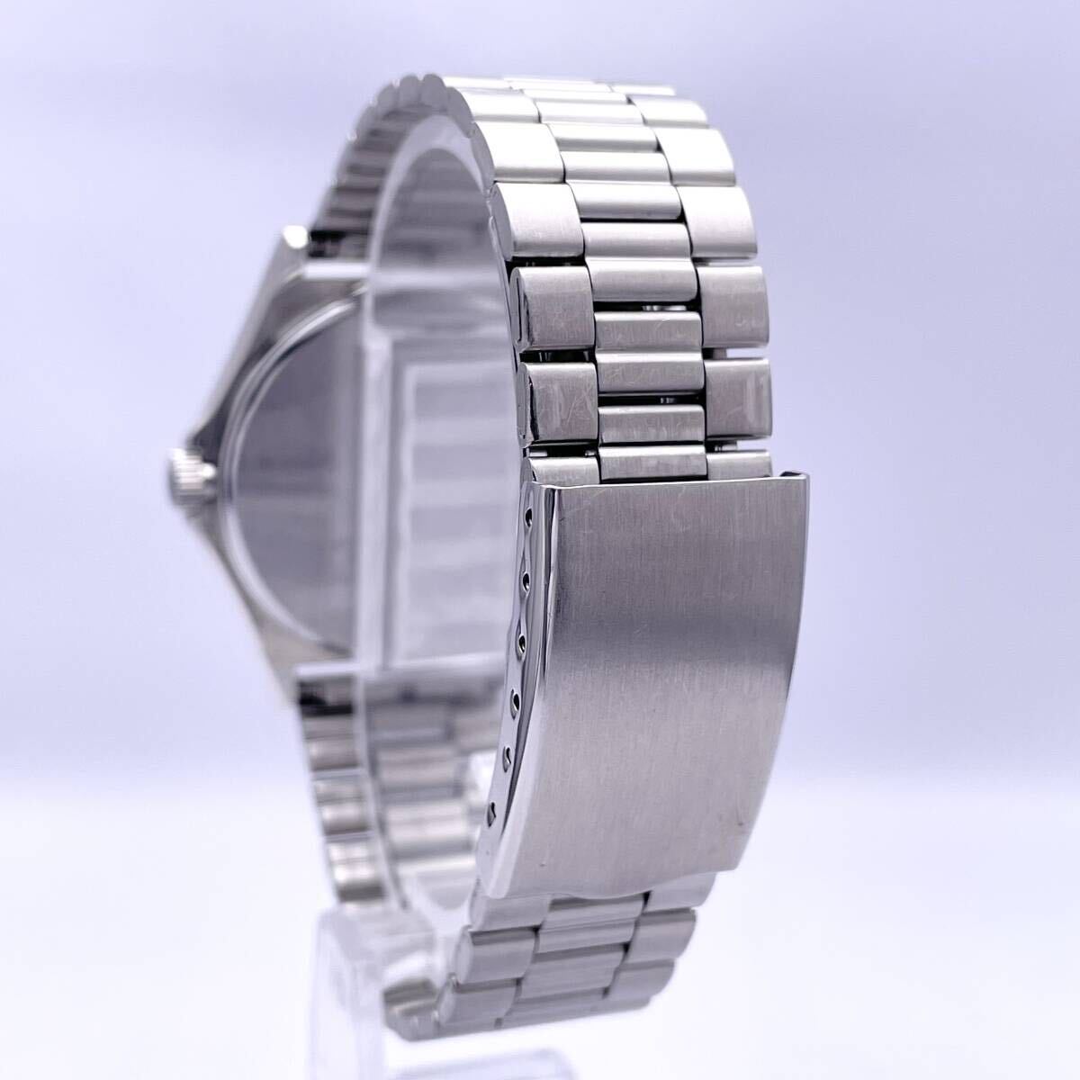SEIKO セイコー SPRIT スピリット 7N43-7180 腕時計 ウォッチ クォーツ quartz デイデイト 銀 シルバー P476_画像5