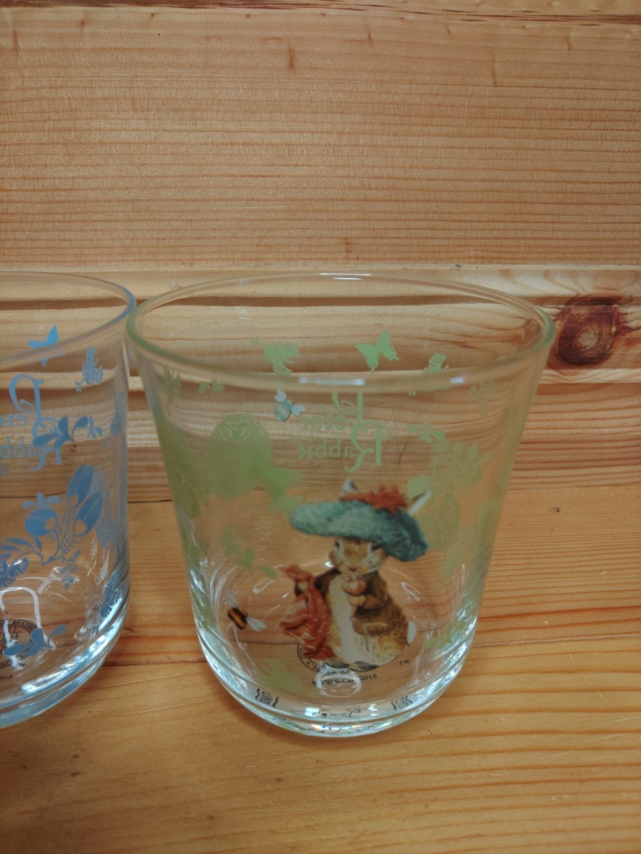 新品　未開封　ピーターラビット　ガラスタンブラー4個セット　山加商店　グラス　コップ　made in Japan_画像5