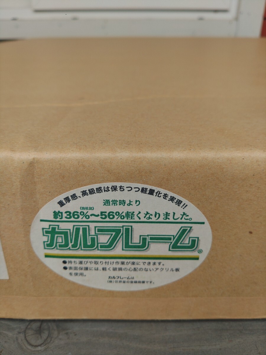 油彩額　世界堂　カルフレーム　空額　F15 ゴールド　アクリル　本体サイズ約66.5cm×79cm×4.5cm 油絵 金 額縁　引き取り可能　空額kaz_画像10