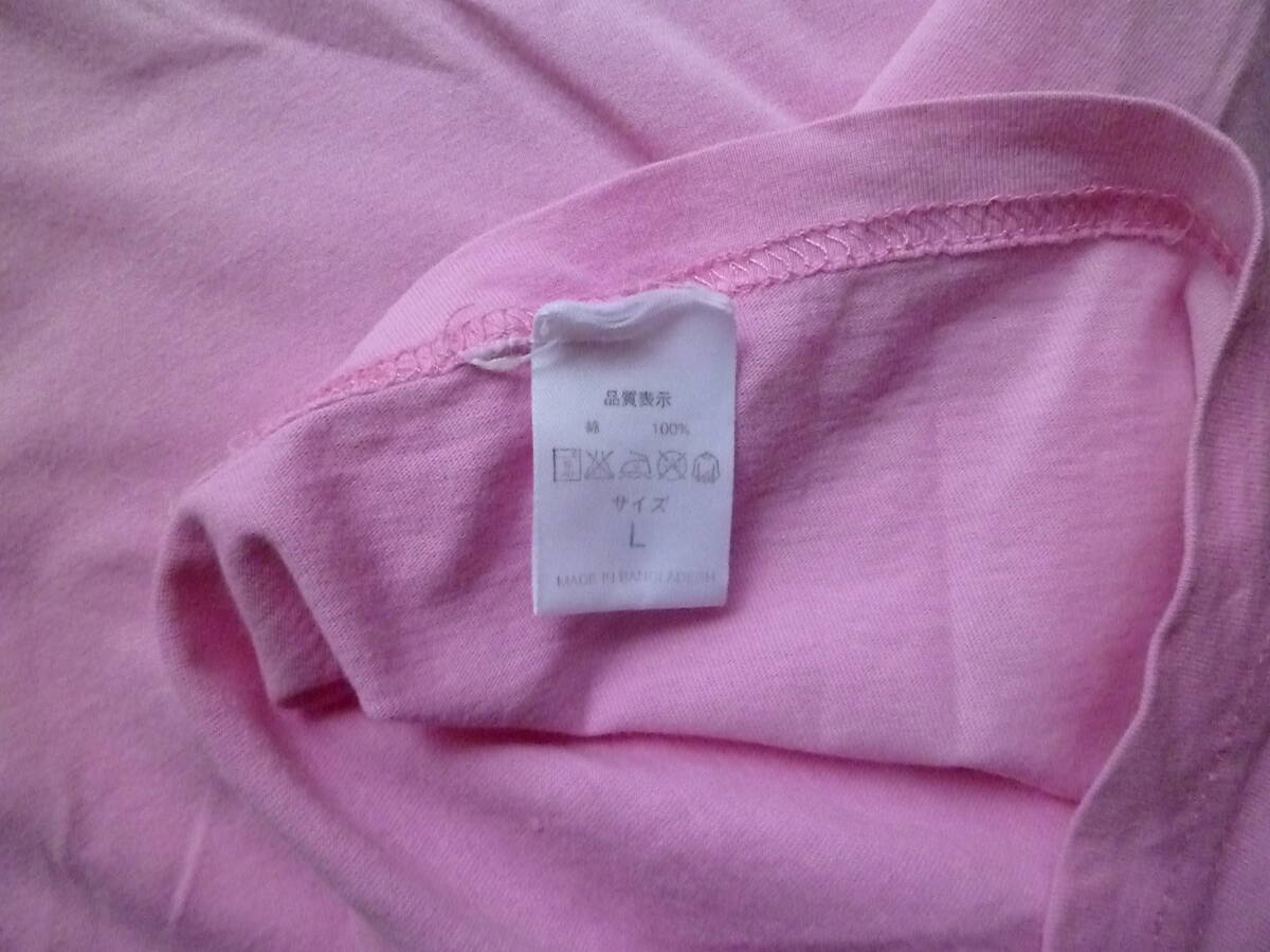 木梨サイクル　Tシャツ　ピンク色　Lサイズ_画像6