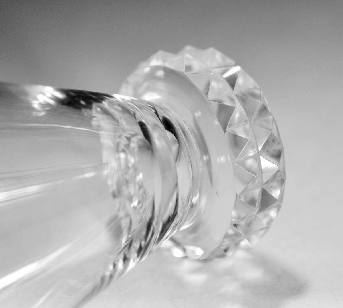 サンルイ DIAMANT ダイアモンド アールデコ様式の大きめのグラス１点の画像5
