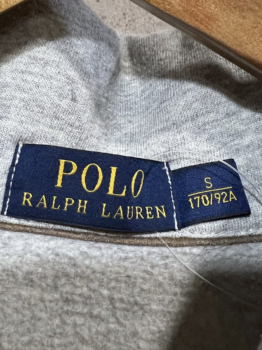 ポロラルフローレン ショールカラー 羊革エルボーパッチ スウェット S 肘パッチ POLO RALPH LAUREN_画像6