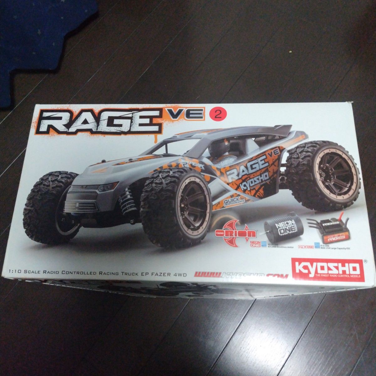 京商 RAGE VE レイジ1/10 EP 4WD フェーザー レディセット 京商 RAGE VE レイジ1/10 EP 4WD フェーザー レディセット