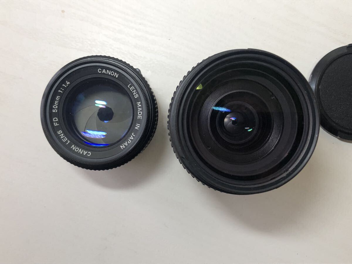 Canon A-1 ZOOM LENS FD 35-105mm 1:3.5-4.5 FD 50mm 1:1.4 フィルムカメラ　レンズ　3点まとめ　_画像9