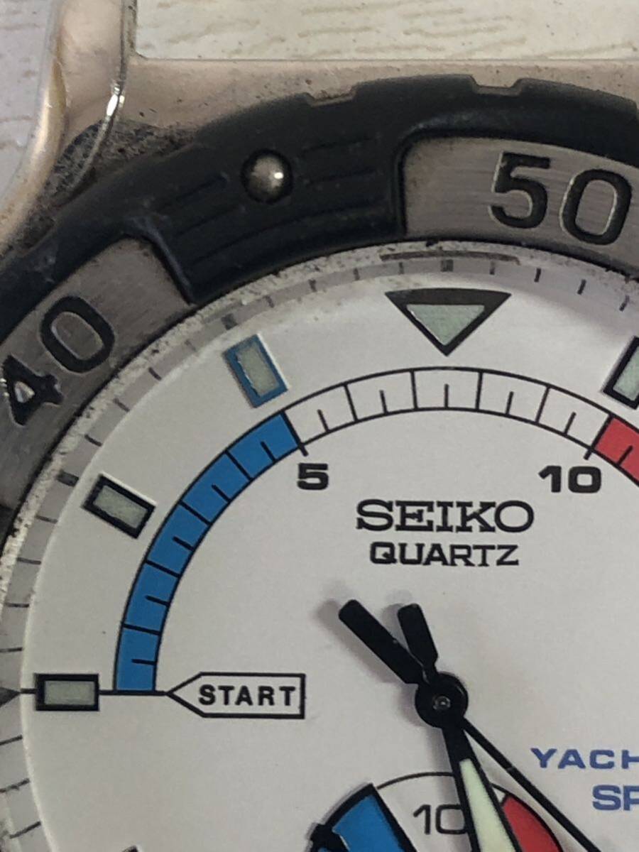 SEIKO YACHT TIMER QUARTZ 150 8M35-800A 腕時計 メンズ クォーツ ヨットタイマーの画像4