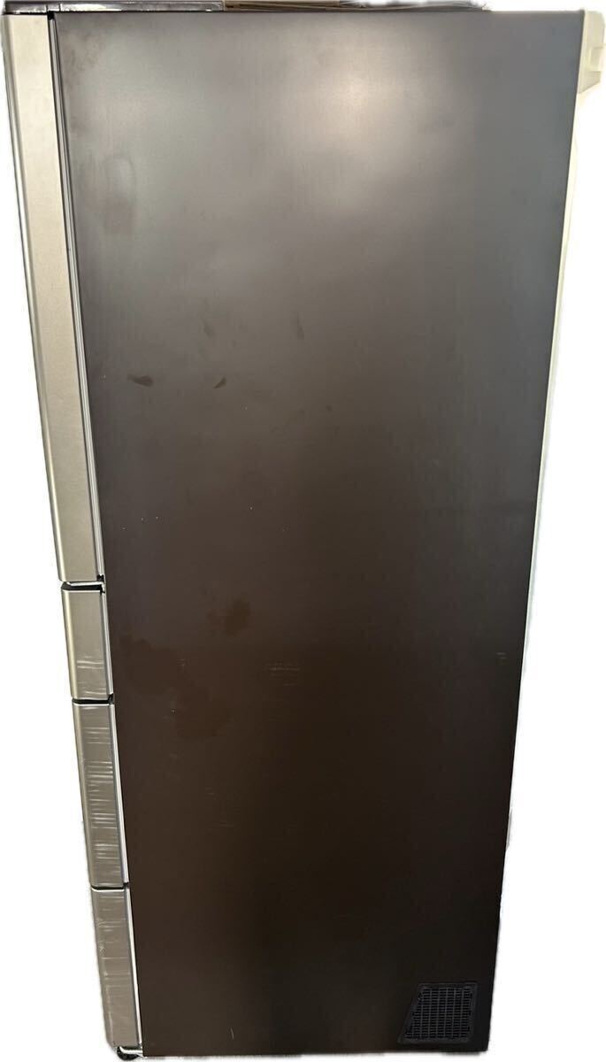 [ operation goods ]2016 year made HITACHI R-S4700F(XT) surface glass non freon freezing refrigerator 5-door right opening 470L crystal Brown receipt welcome 