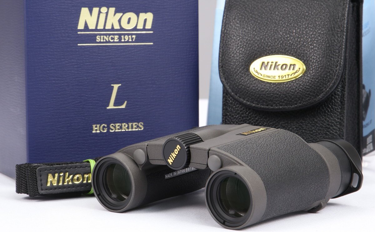 【 新品同様 | 動作保証 】 Nikon 双眼鏡 8x20 HG L DCF 【 試用のみのほぼ未使用品 】_画像1