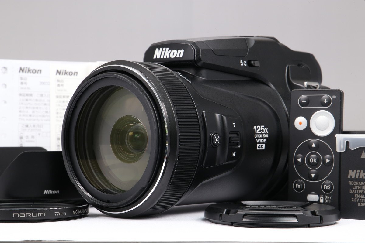 【 極美品 | 動作保証 】 Nikon COOLPIX P1000 【 純正リモコン・レンズプロテクター 追加付属 】_画像1
