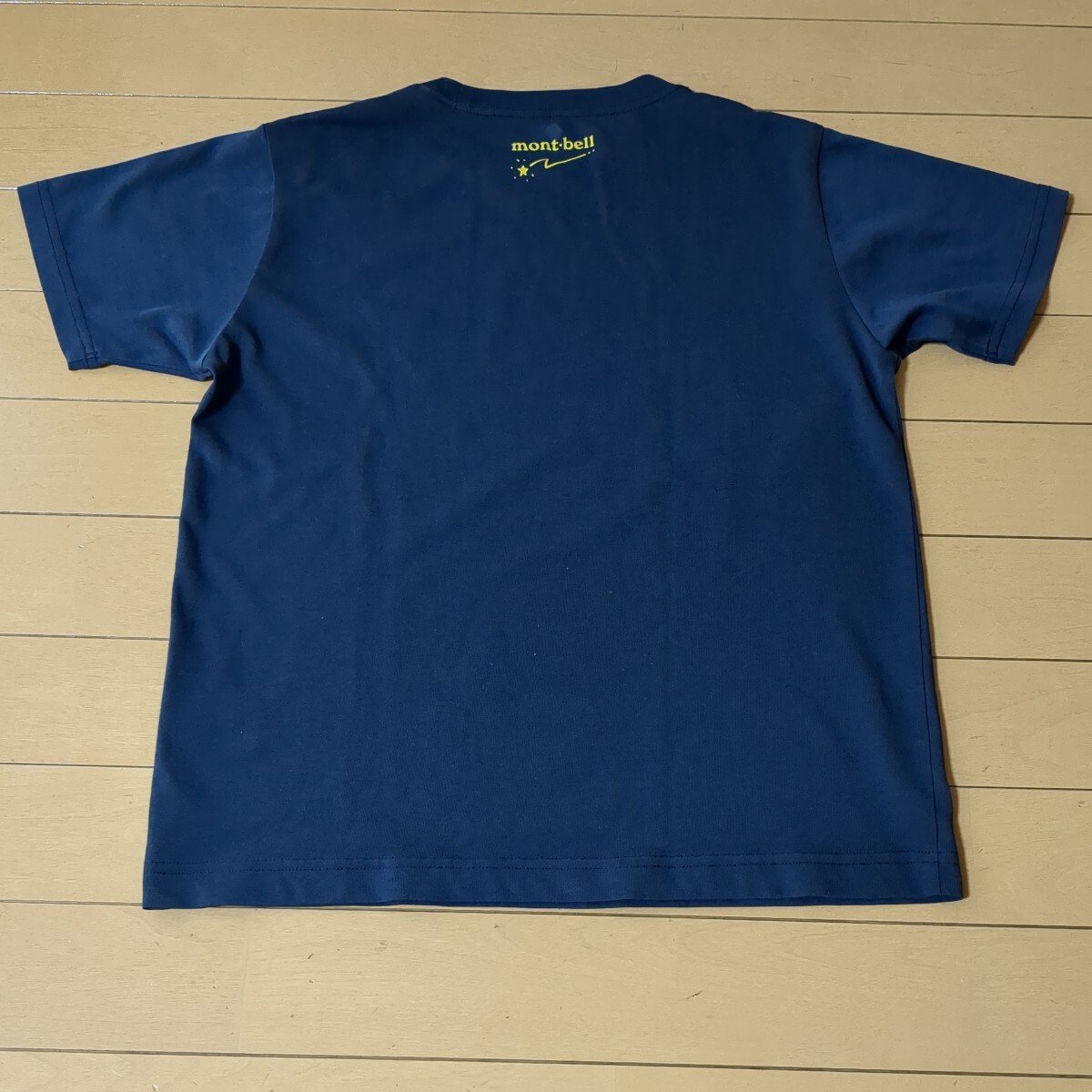 mont-bell【モンベル】古着 Tシャツ 150cm 水色 紺色 2着セットの画像5