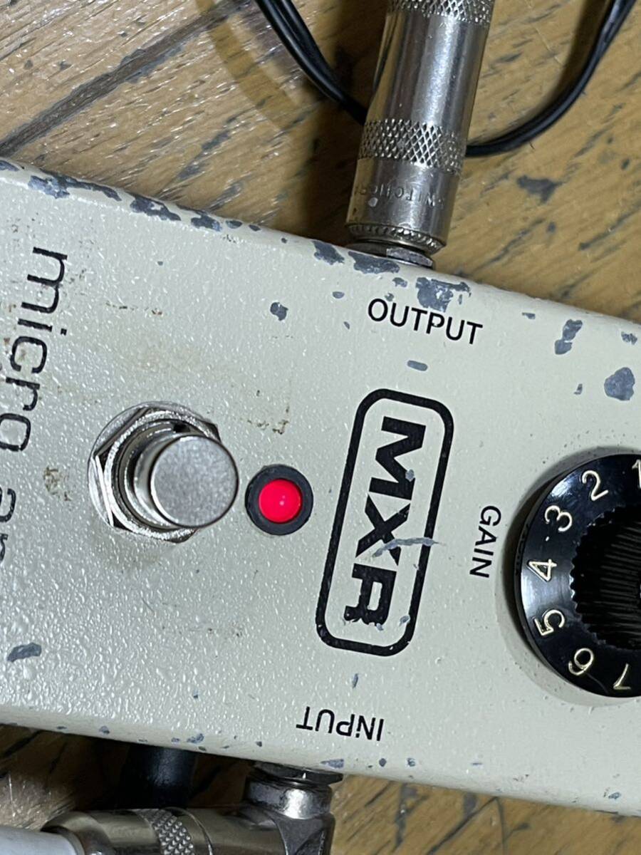 MXR micro amp pre-amplifier booster 