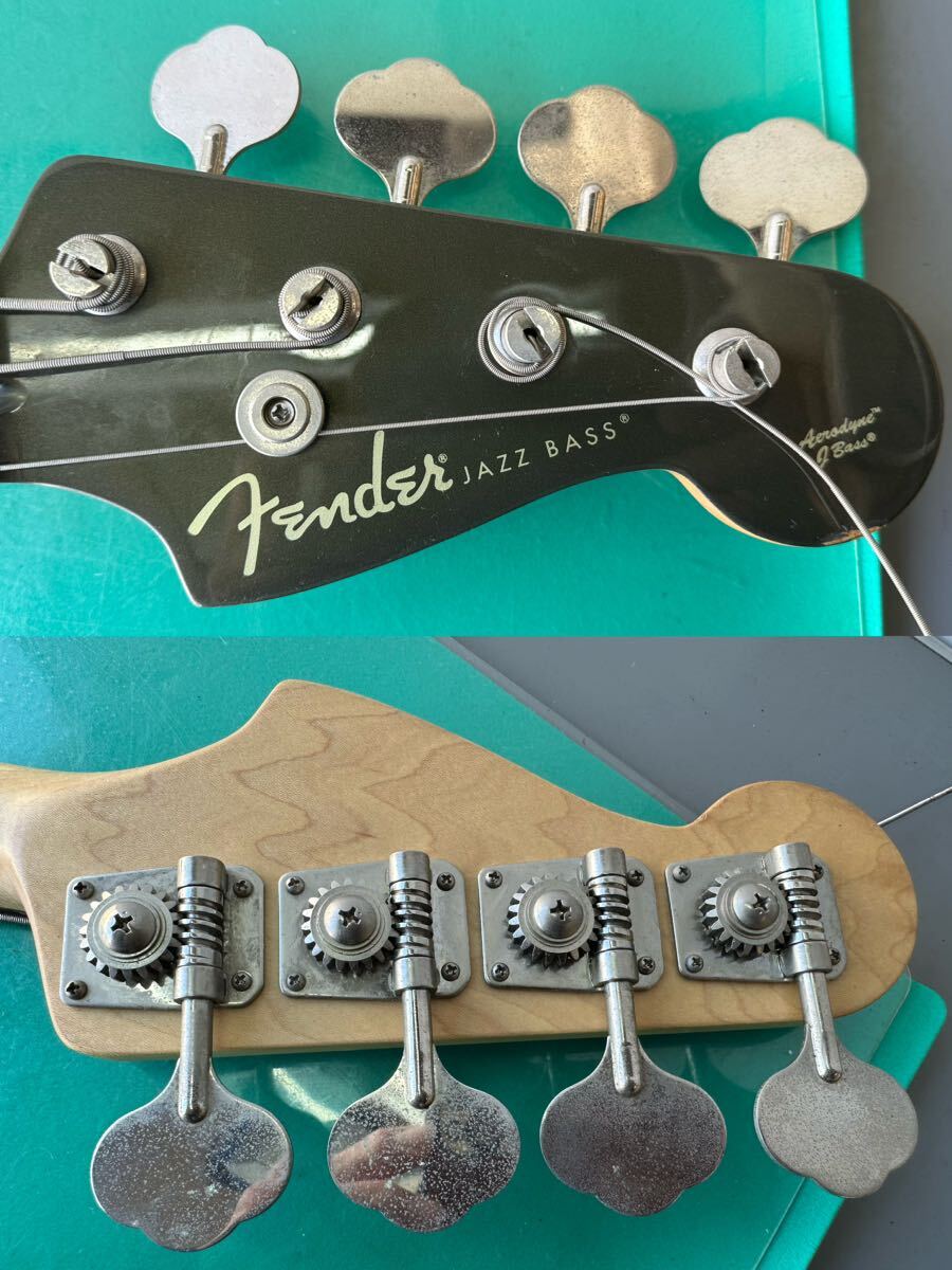 Fender japan ジャズベース Aerodyne Jazz bass 1993-1994 ？フェンダージャパン楽器 Crafed in Japan S030507 ソフトケース付【ジャンク】の画像2