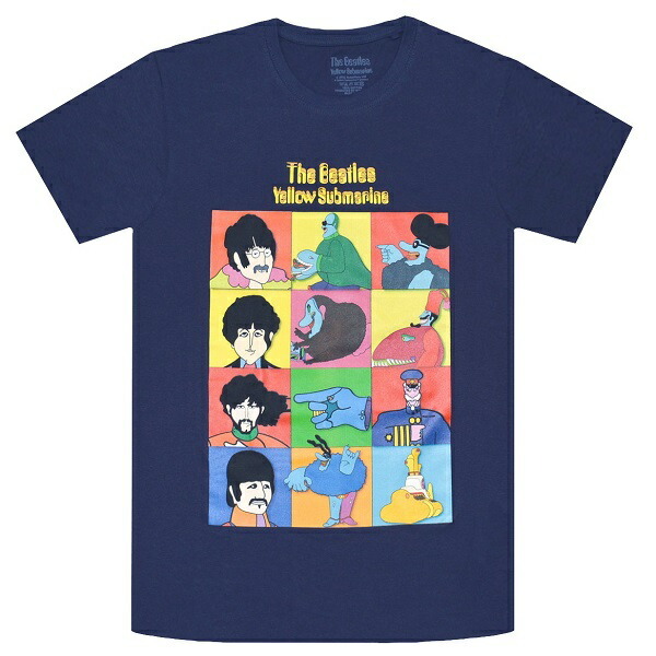 THE BEATLES ビートルズ Yellow Submarine Characters Tシャツ Lサイズ オフィシャル_画像1