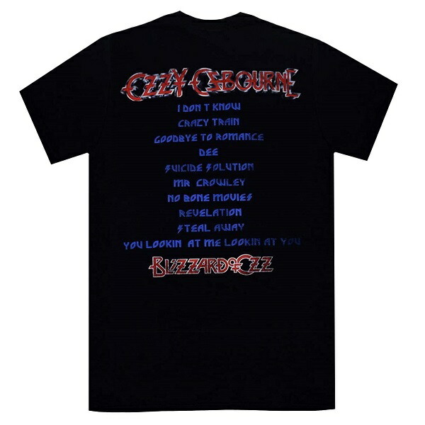 OZZY OSBOURNE オジーオズボーン Blizzard Of Ozz Tracks Tシャツ XLサイズ オフィシャル_画像2