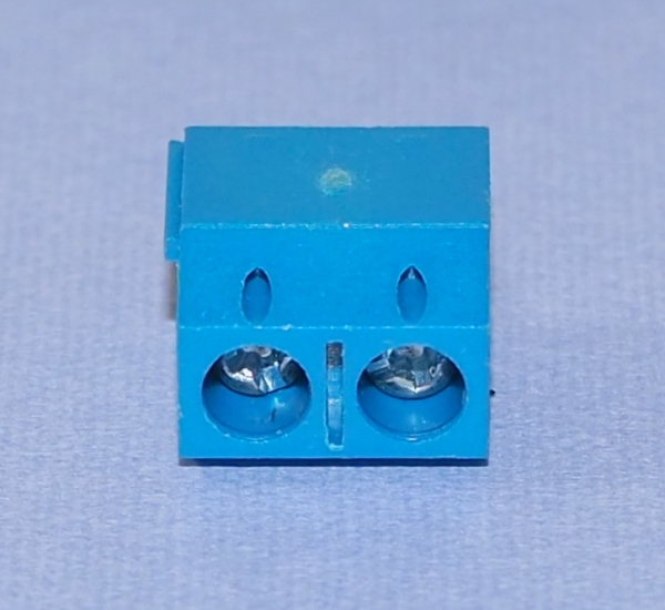  screw stop type terminal block 2P blue blue length small size 2 pin basis board installation for terminal pcs connector connection possibility s Roo hole DIP compact 