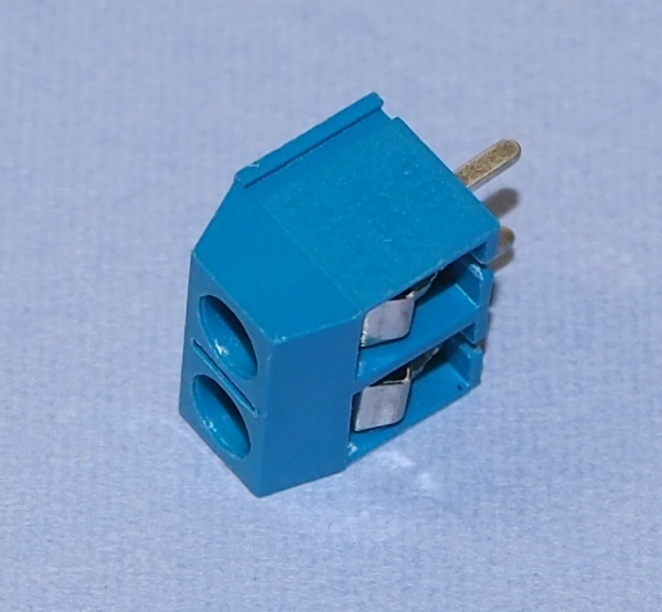  screw stop type terminal block 2P blue blue length small size 2 pin basis board installation for terminal pcs connector connection possibility s Roo hole DIP compact 