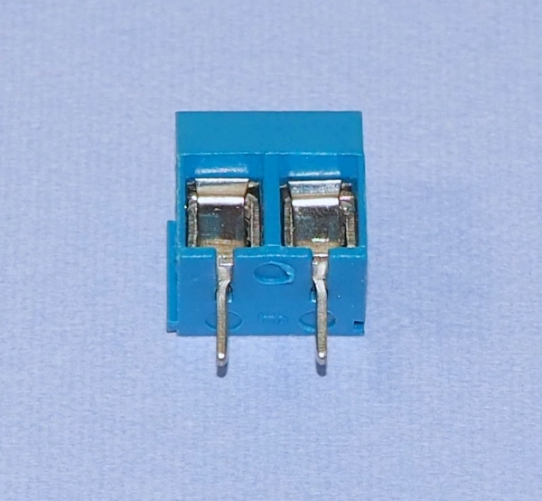 [10 piece collection ] screw stop type terminal block 2P blue blue length small size 2 pin basis board installation for terminal pcs connector connection possibility s Roo hole DIP compact 