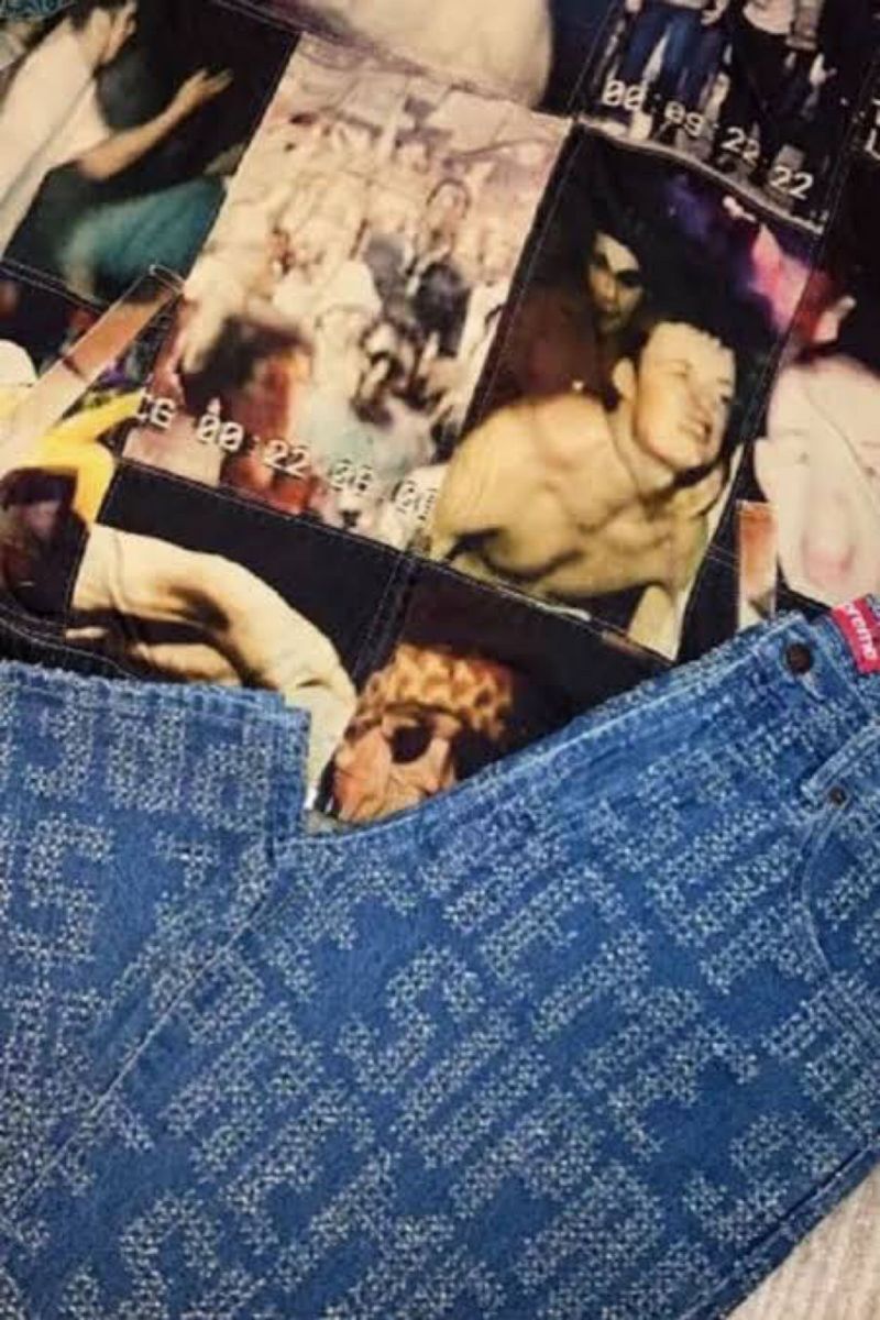 Supreme Needle Punch Regular Jean "Washed Blue"シュプリーム ニードル ポンチ