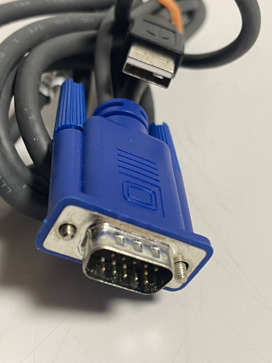送料無料 IBM製 USB KVM コンバージョンケーブル (39M2899) x1本 / USB KVM Conversion Cable 520-296-509