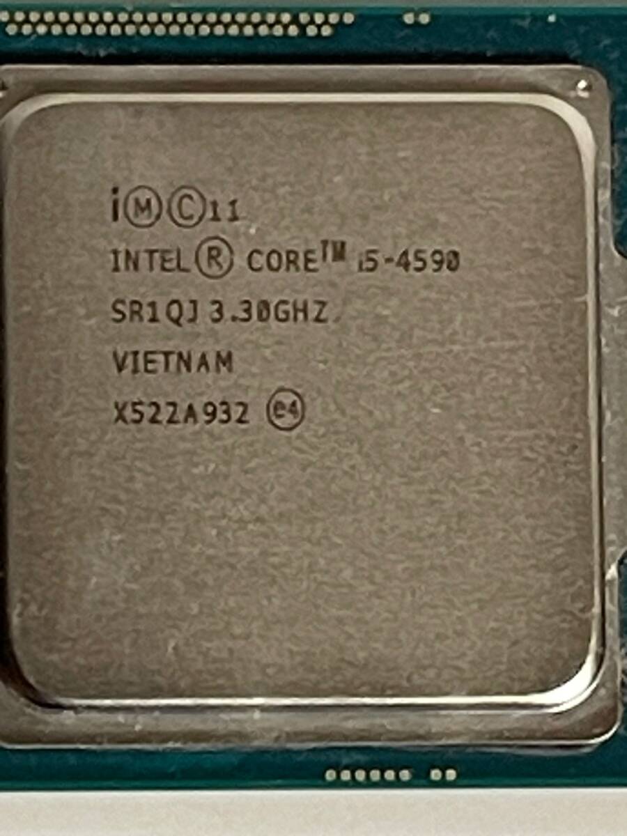 送料無料 Intel Core-i5 4590×3/4570TE×1/4670×1 CPU 合計5枚セット 動作確認済みPCより抜き取り品　